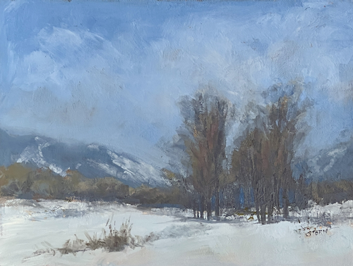 Misty Morning 9x12 $490 at Hunter Wolff Gallery